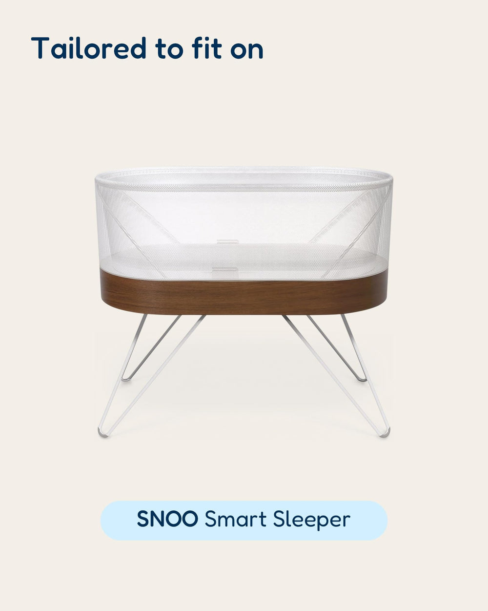 TotAha bassinet sheet fits SNOO bassinet 14x30 snugly