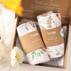 TotAha bassinet sheet in soft TotCare fabric for gentle sleep