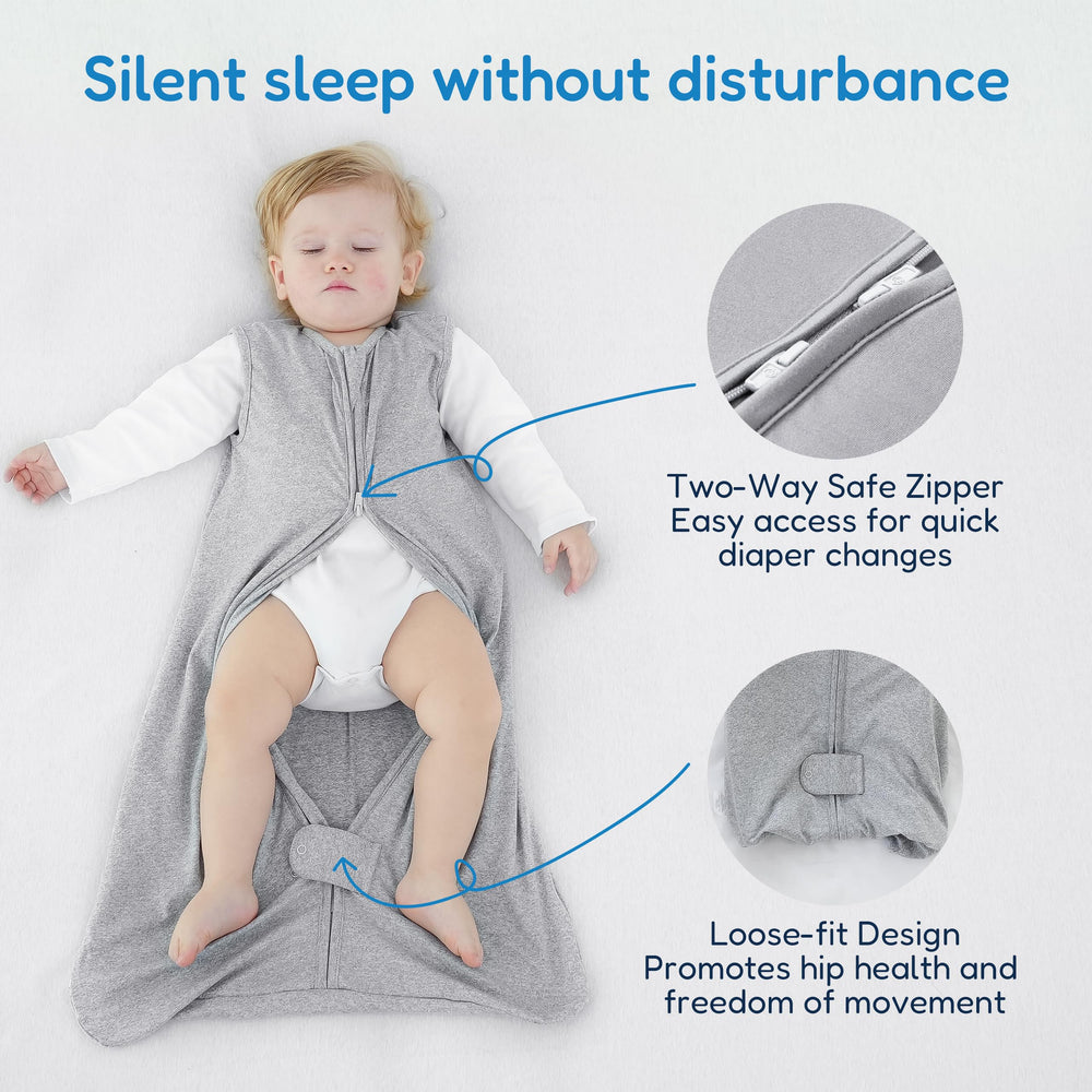 TotAha Boho Lion Sleep Sack roomy hip pouch supports natural movement