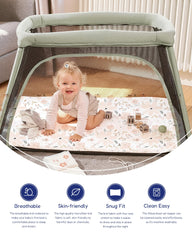 TotAha Buttery Soft sheets feature 5-inch pockets for secure fit.