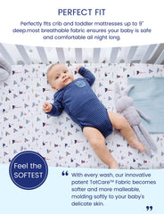 TotAha fabric closeup shows silky TotCare for breathable baby comfort