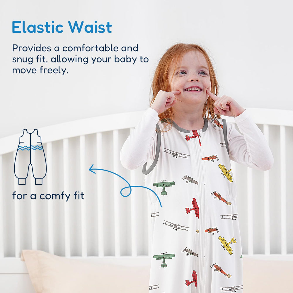 TotAha safe-sleep design image highlights protection from loose blankets.
