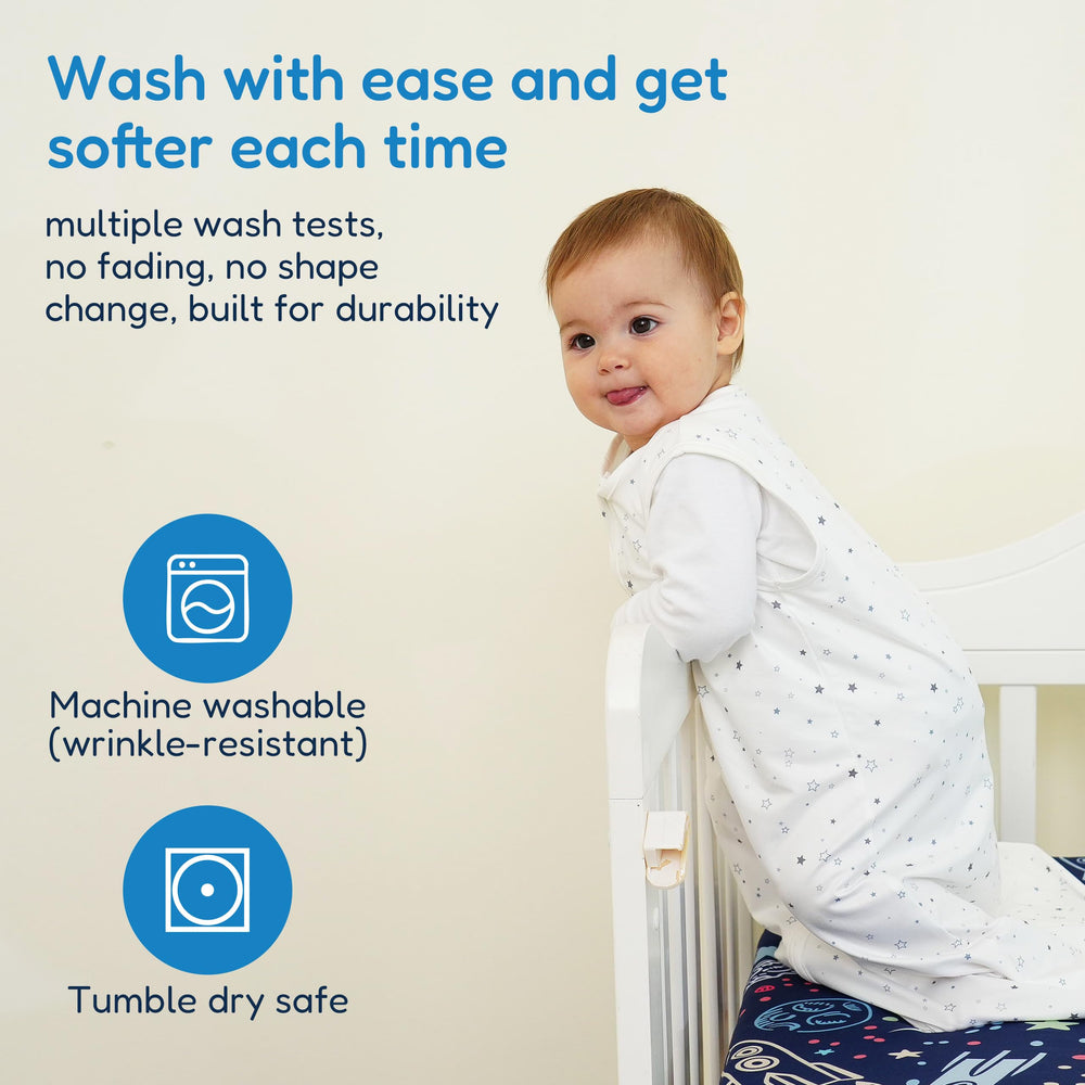 TotAha Sleep Sack with up and down snap closures for easy wear