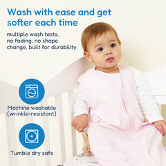 TotAha Sleep Sack buttery soft jersey knit fabric for lasting comfort.