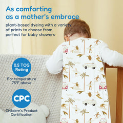 TotAha Sleep Sack with up-down snaps for quick dressing access.