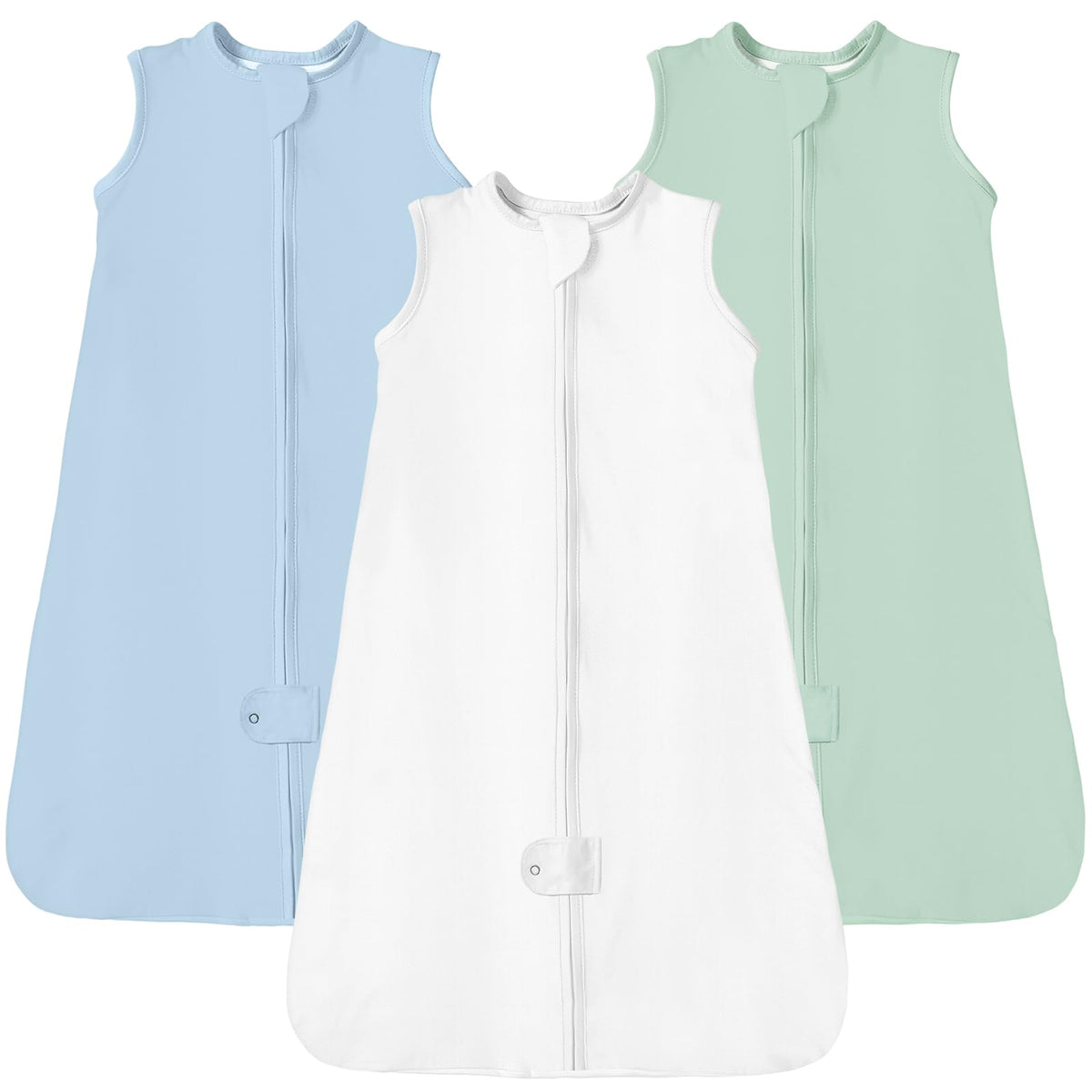 TotAha Sleep Sack opened to show the accessible zipper for night changes.