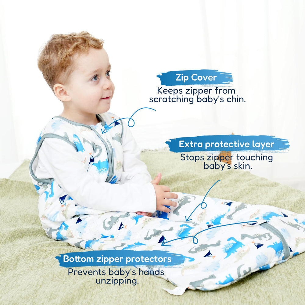 TotAha Sleep Sack showing hip room design for natural movement