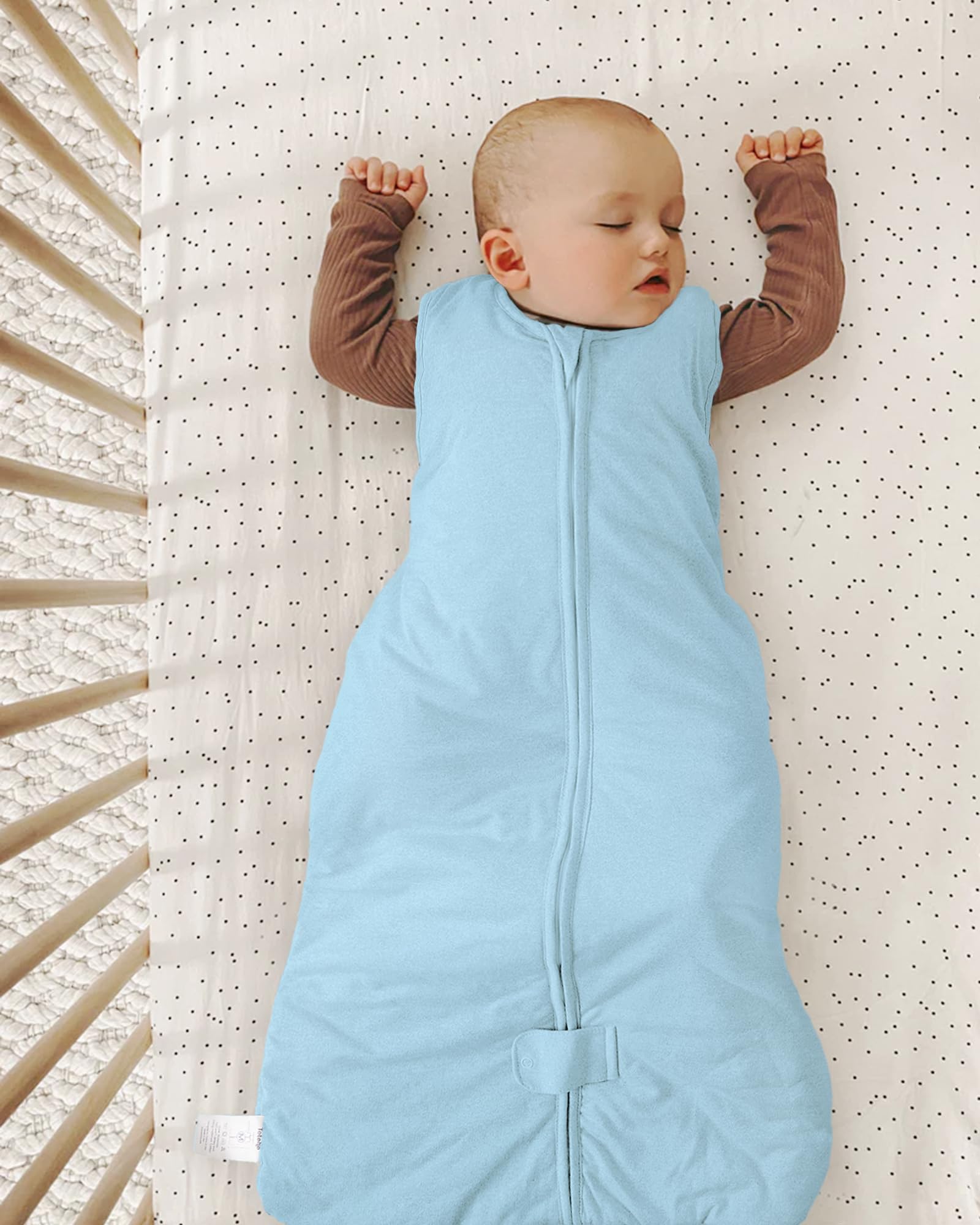 TotAha Toddler Sleep Sack 1.0 TOG for room temps 20-24°C.