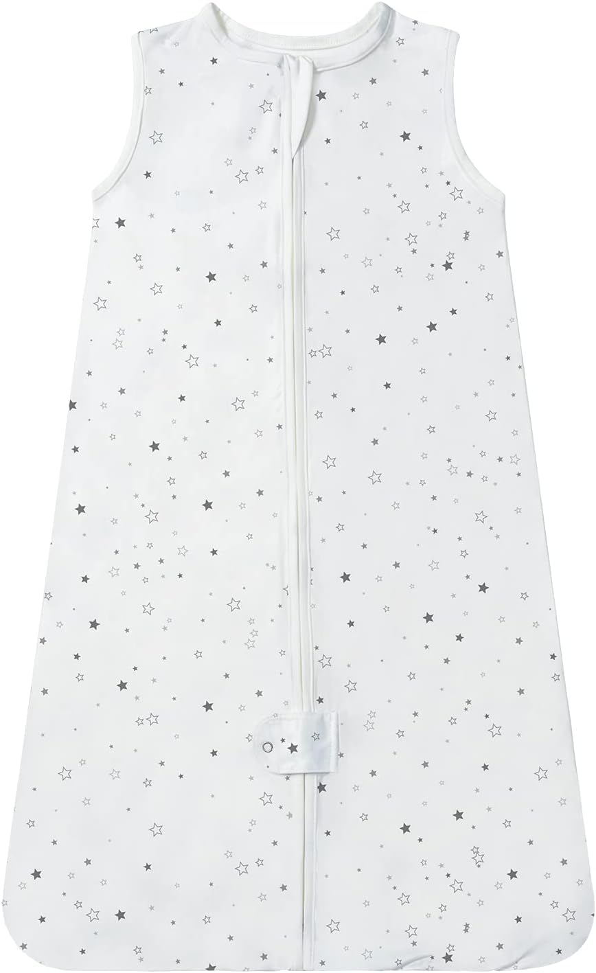TotAha toddler sleep sack soft-knit fabric close-up for gentle warmth and breathability.