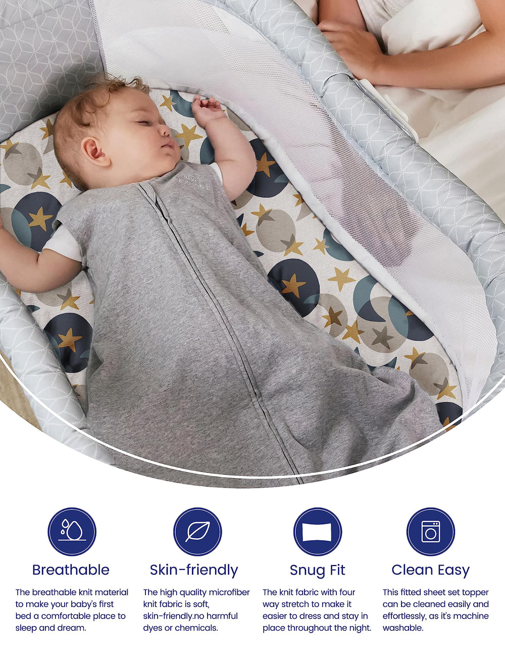 TotAha TotCare closeup shows plush, silky texture for baby skin.