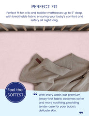 TotCare fabric closeup: soft weave designed for baby comfort
