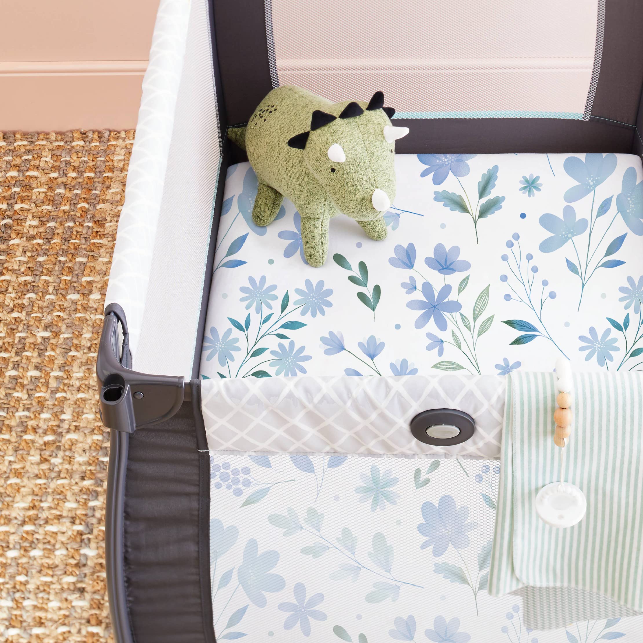 TotAha TotCare fabric closeup highlights silky texture for baby skin.
