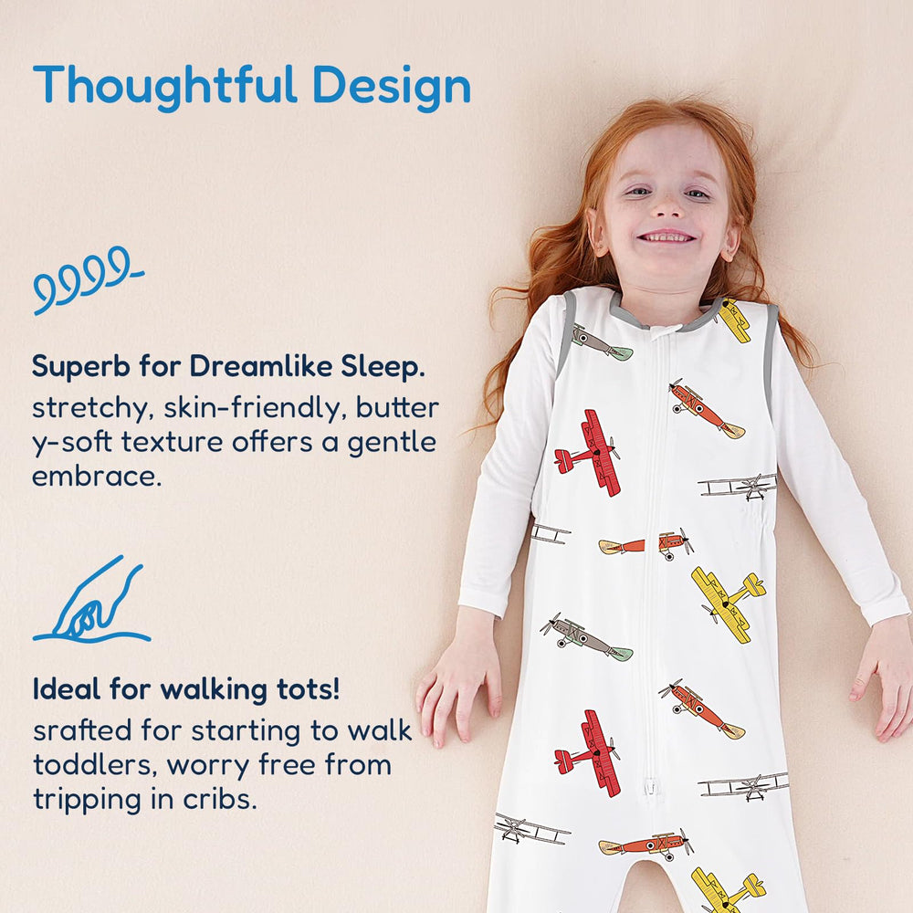 TotAha two-pack sleep sacks that grow with your child for daily use