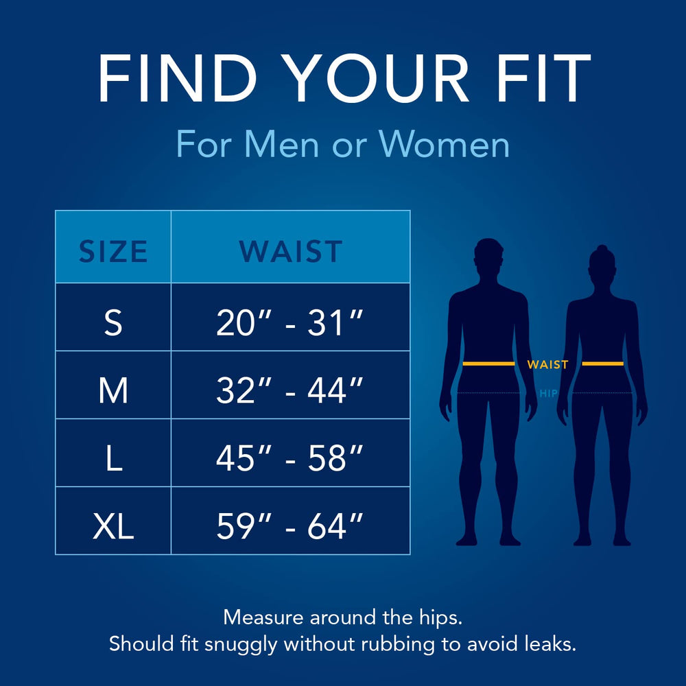 TotalDry Ultimate X-Plus briefs side-flex panel supports comfortable movement.
