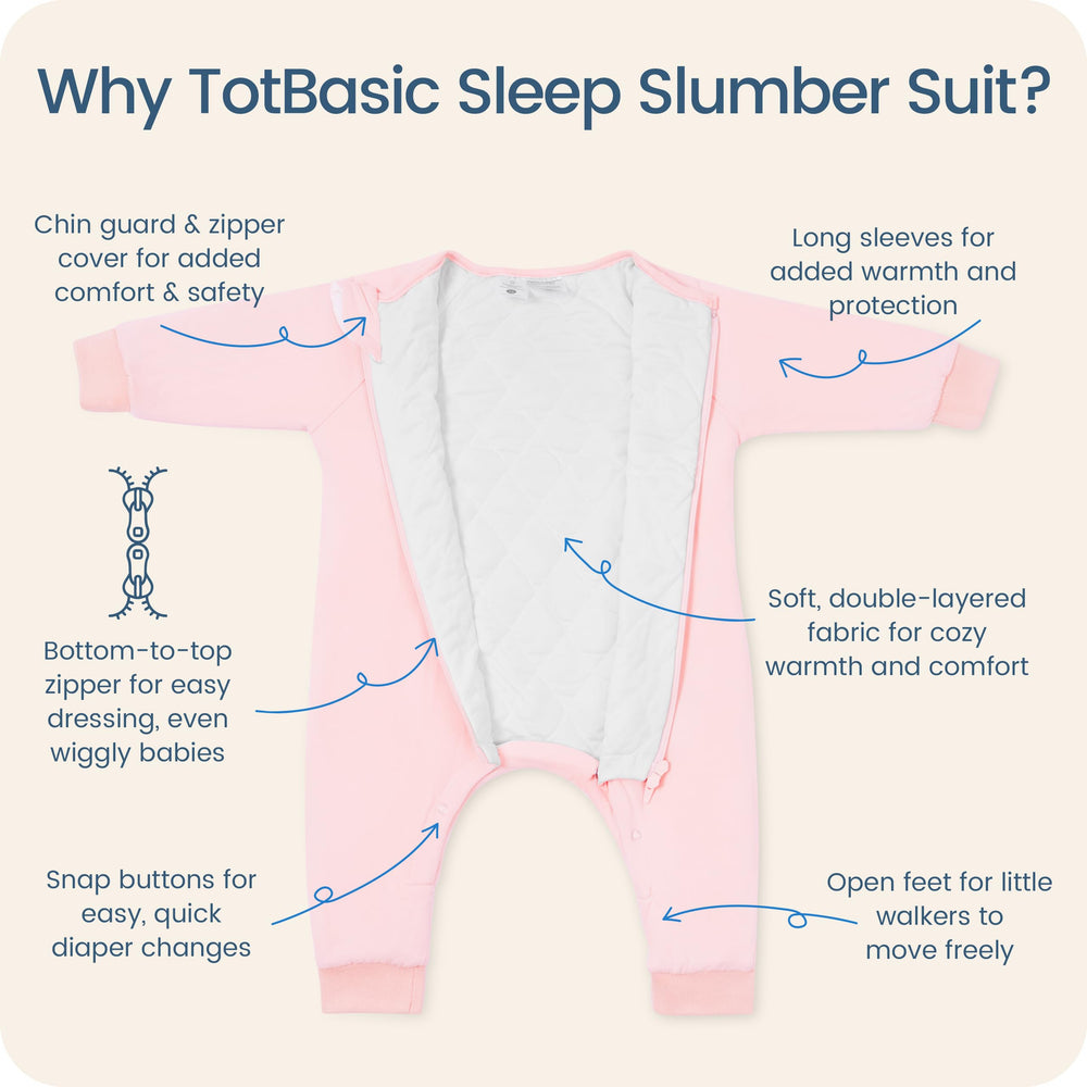 TOTBASIC soft-breathable fabric protects delicate skin during naps