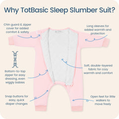 TOTBASIC soft-breathable fabric protects delicate skin during naps