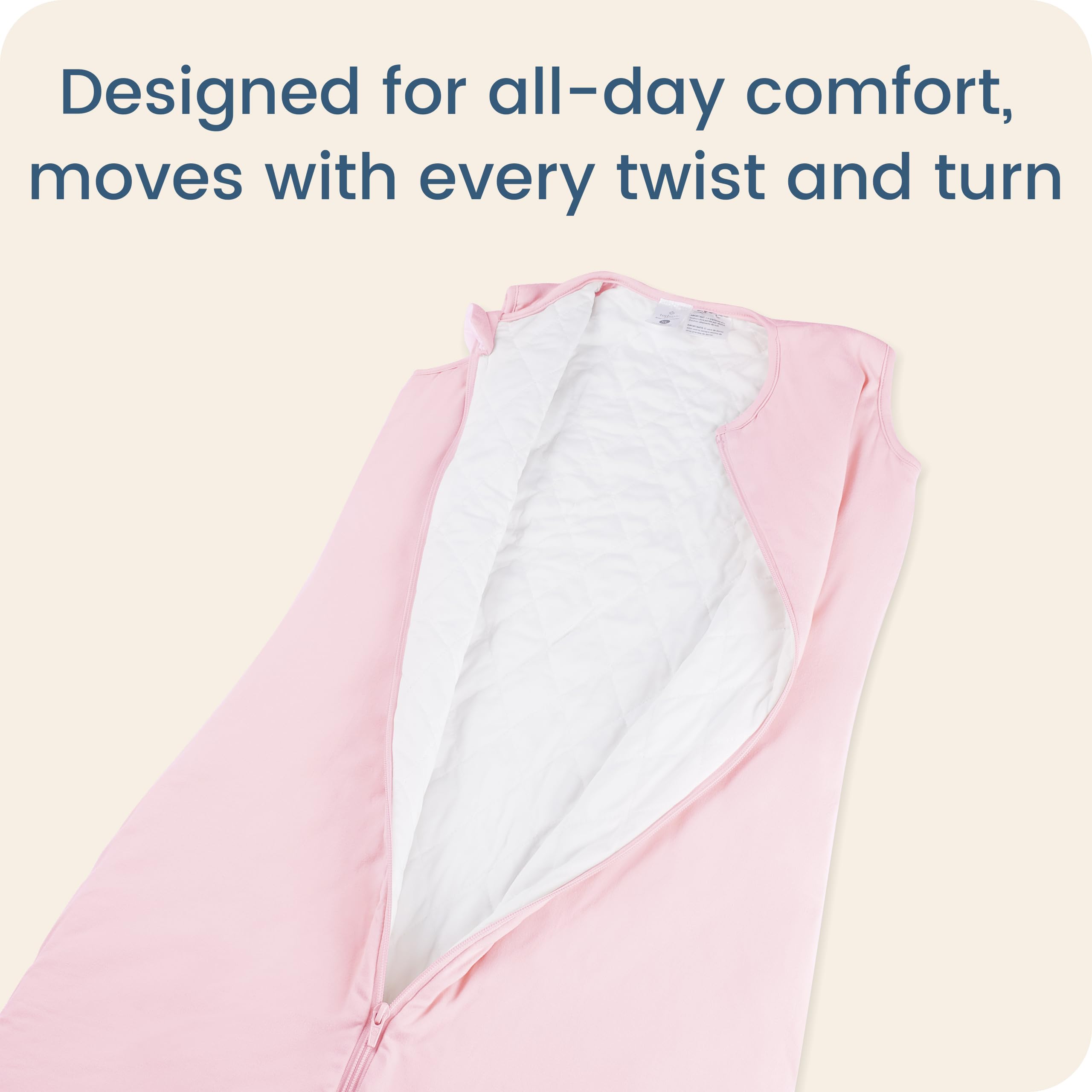 TOTBASIC 1.0 TOG warmth for year-round comfort.