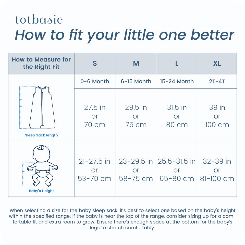 TotBasic 2-way zipper with chin guard protects delicate skin