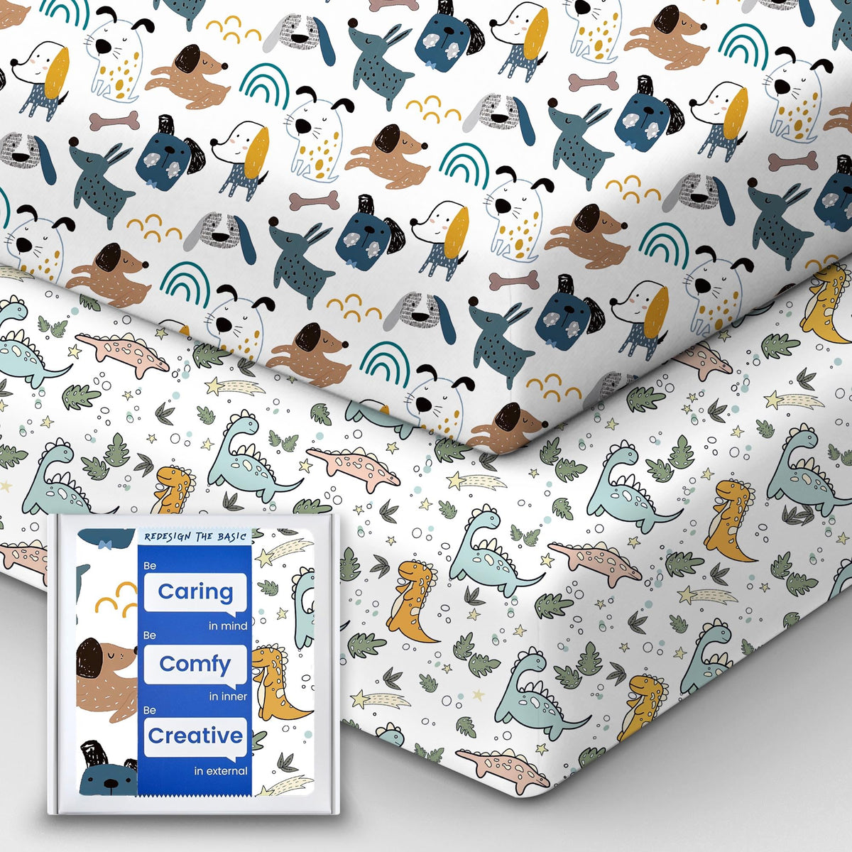 TotBasic buttery-soft crib sheet for gentle touch on baby skin