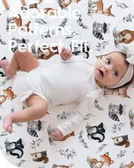 TOTBASIC Netural deep pocket fits 9-inch crib mattresses securely