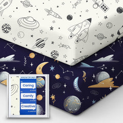 TOTBASIC crib sheet in soft jersey knit for gentle baby comfort