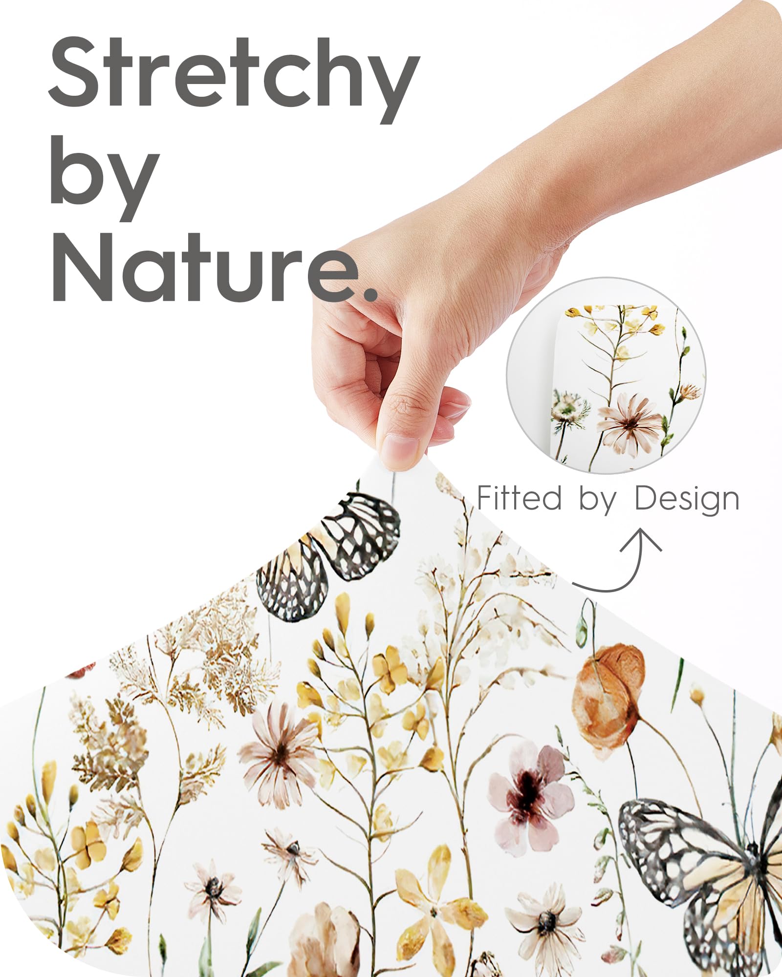 TotBasic machine-washable crib sheets maintain softness after washing