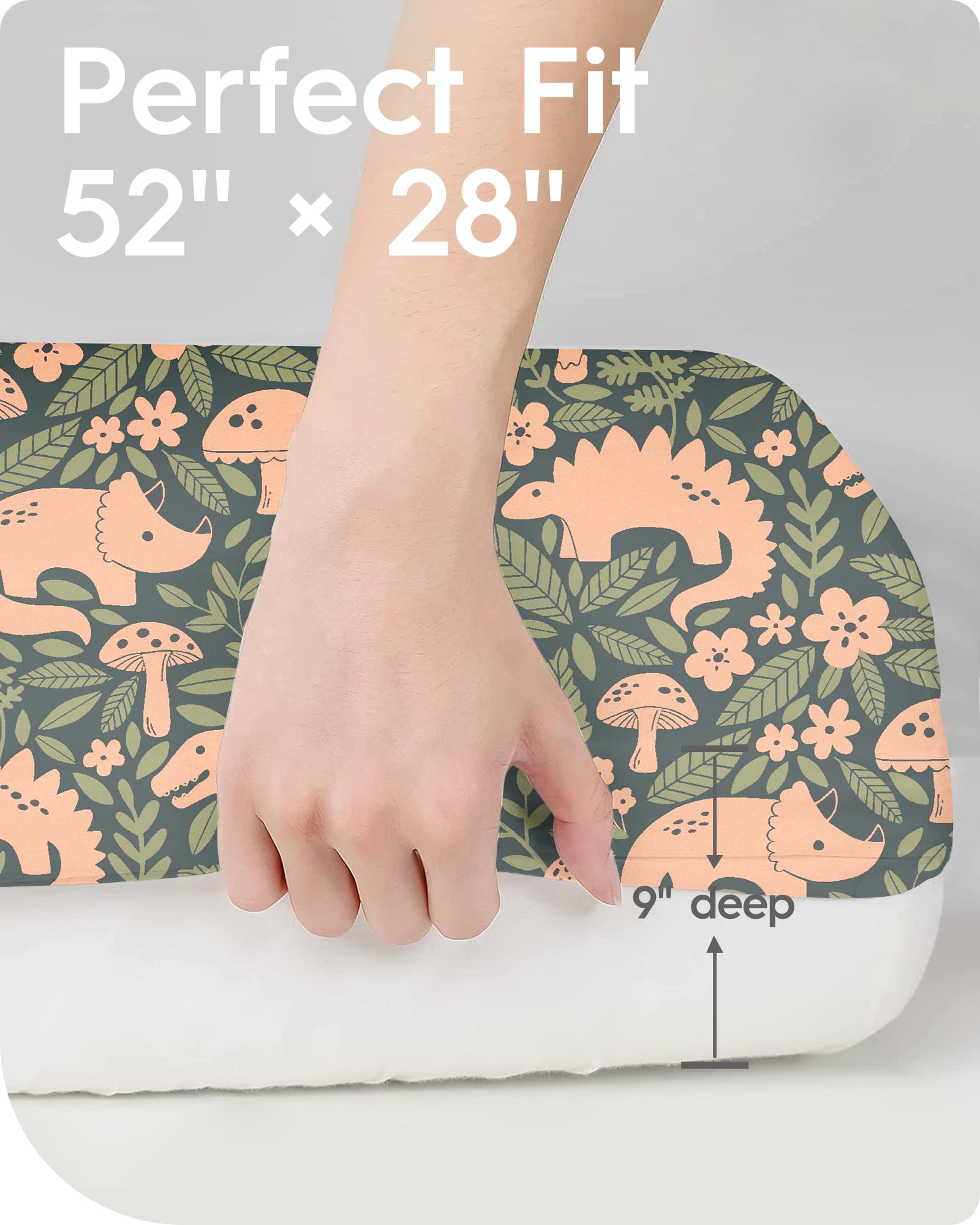 TOTBASIC easy-care crib sheets—machine washable and durable for daily use