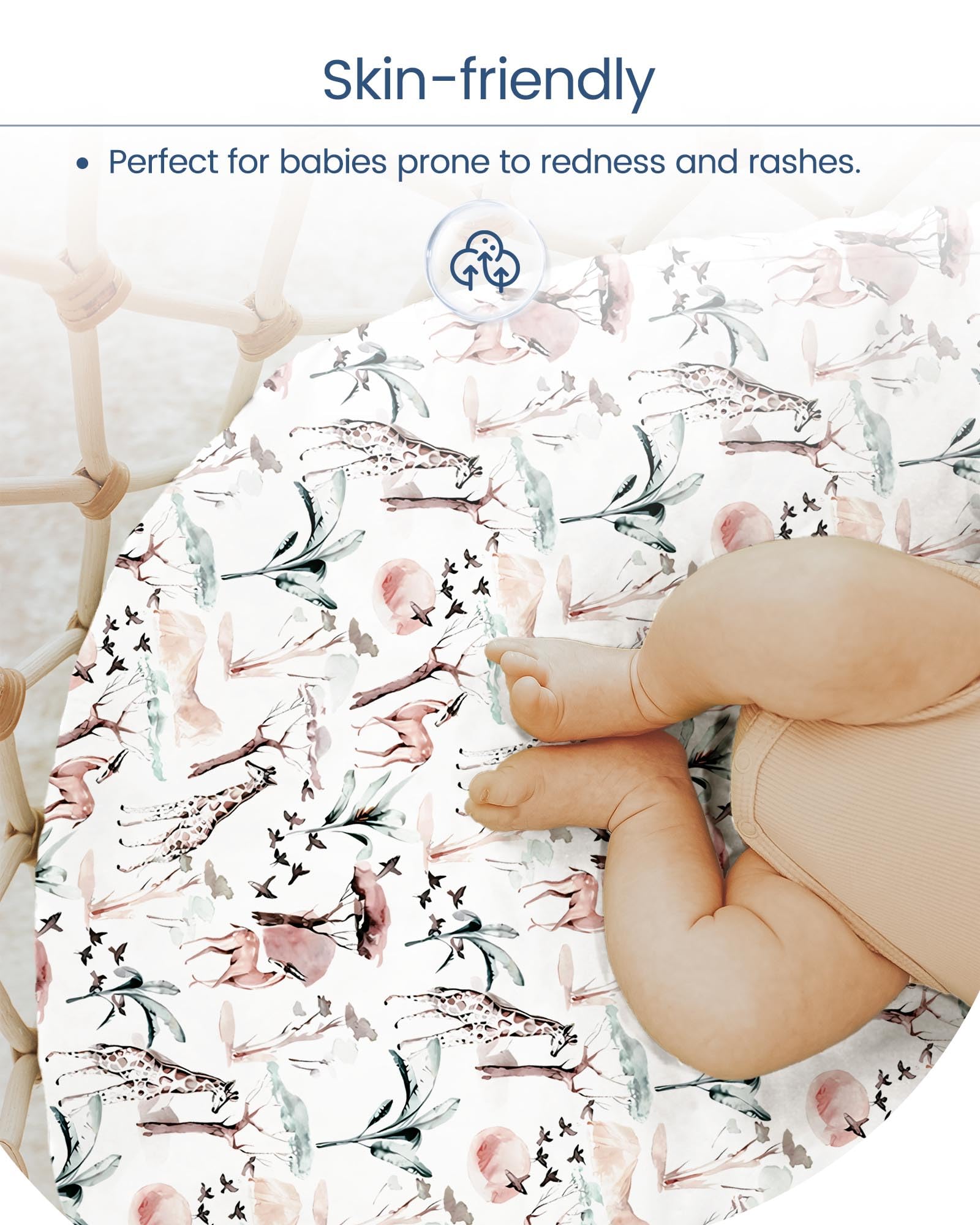 TotBasic easy-care washable sheets stay soft after many washes.