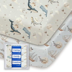 TOTBASIC graco pack-n-play fitted sheet in soft jersey for gentle baby comfort