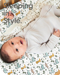 TOTBASIC hypoallergenic pack-n-play sheets designed for gentle touch and easy care.