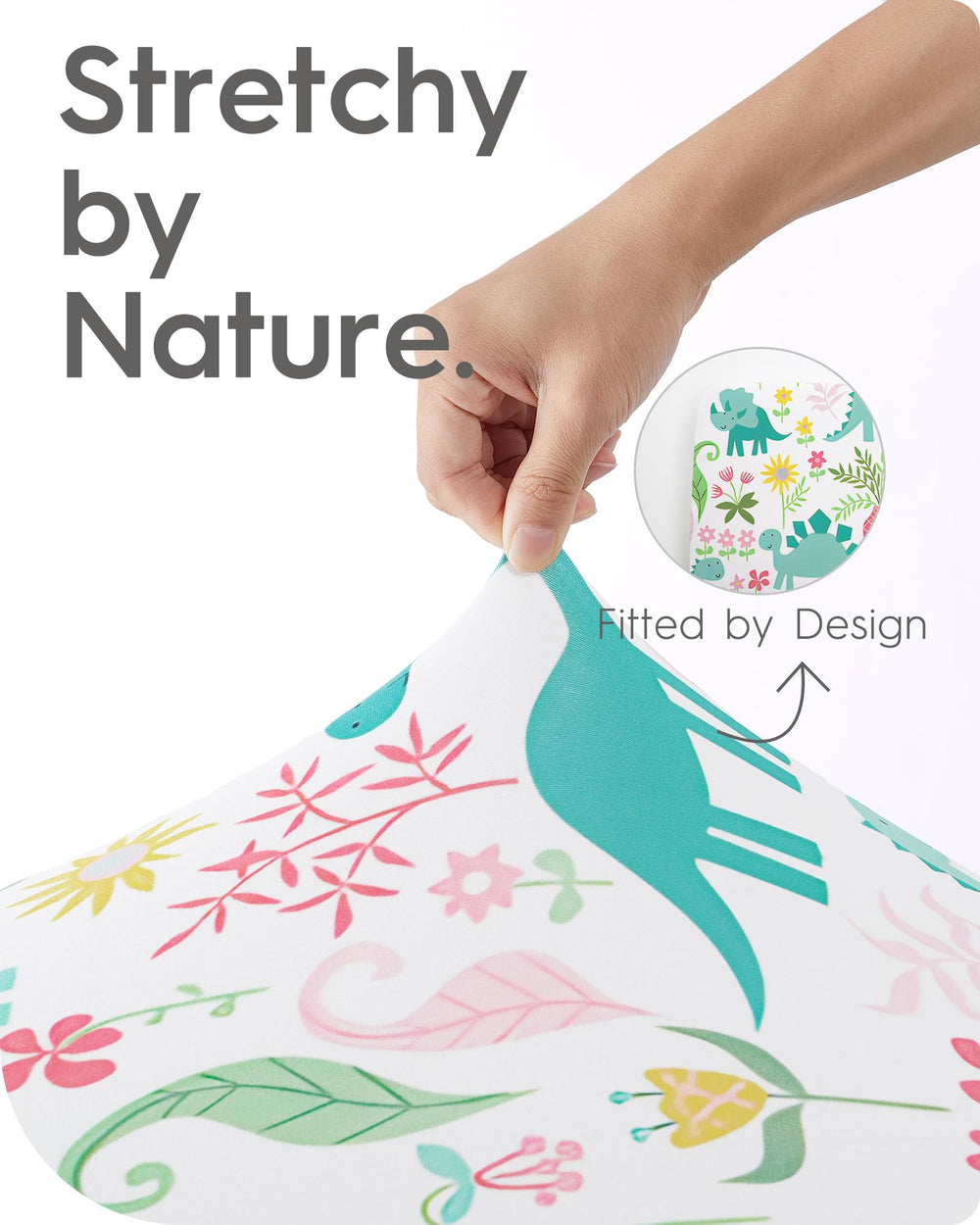 TotBasic machine-washable play yard sheets stay soft after many washes.
