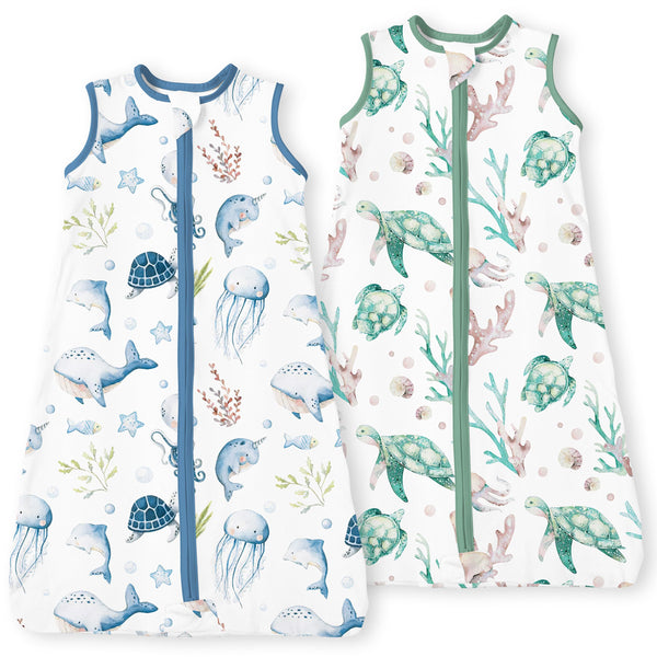 TotBASIC Oceanic Crew light-weight sleep sack for breathable summer nights.