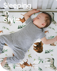 TotBasic crib sheets pattern design brighten nursery aesthetics.