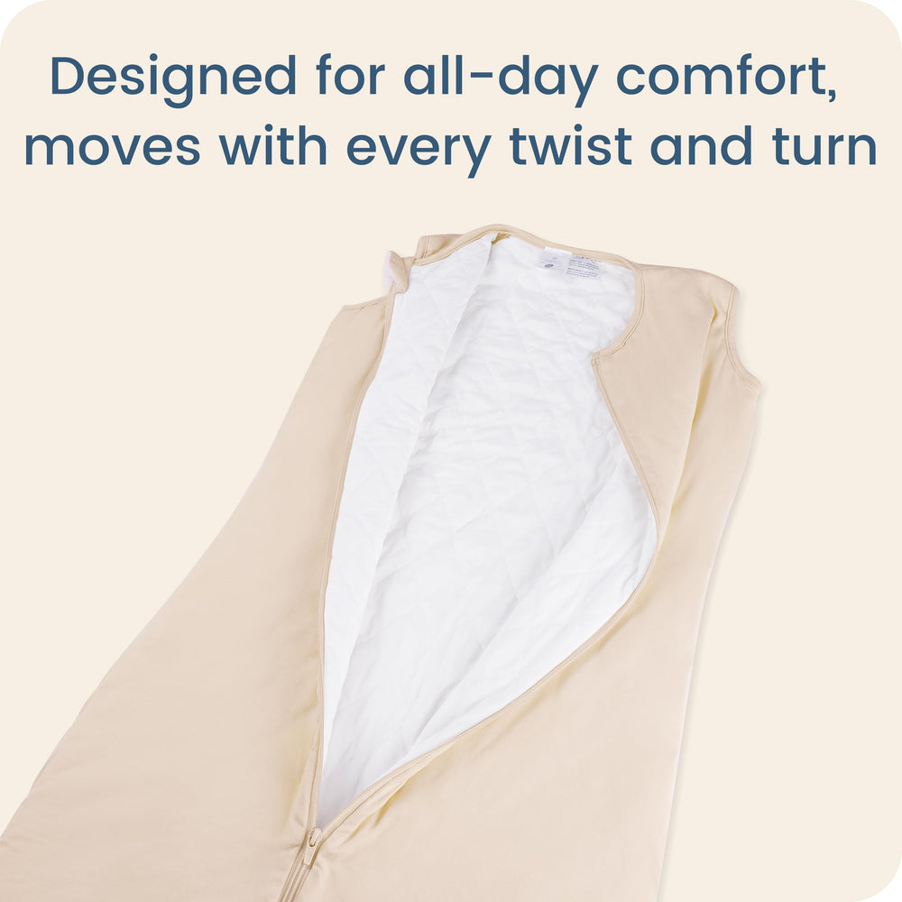 TOTBASIC sleep sack with roomy fit designed to grow with your toddler