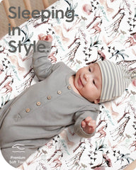 TotBasic snug-fit pack n play sheets securely hug the playard for worry-free sleep.