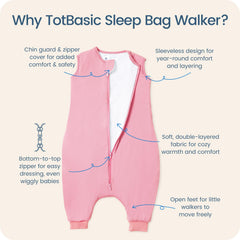 TOTBASIC Soft Breathable Fabric – gentle on skin for all-night comfort.
