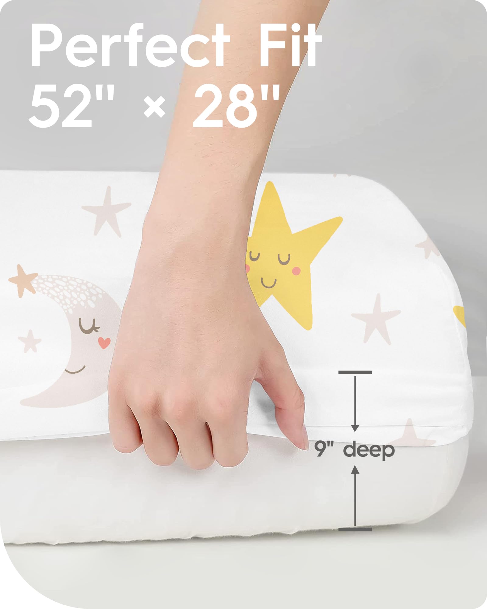 Machine-washable design preserves softness and stretch through many washes.