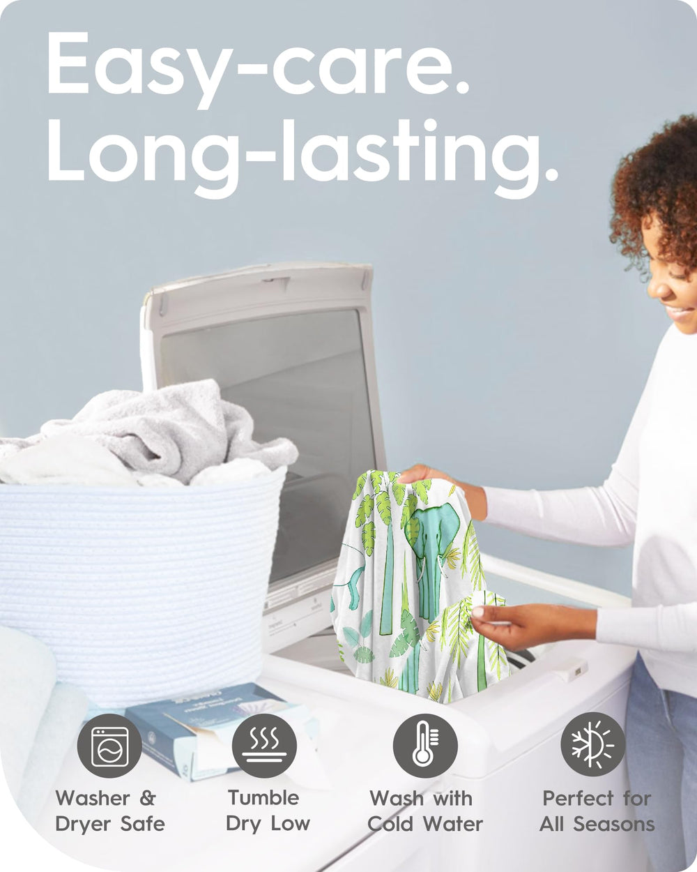 TOTBASIC stretchy elastic bottom crib sheet delivers snug fit and easy changes