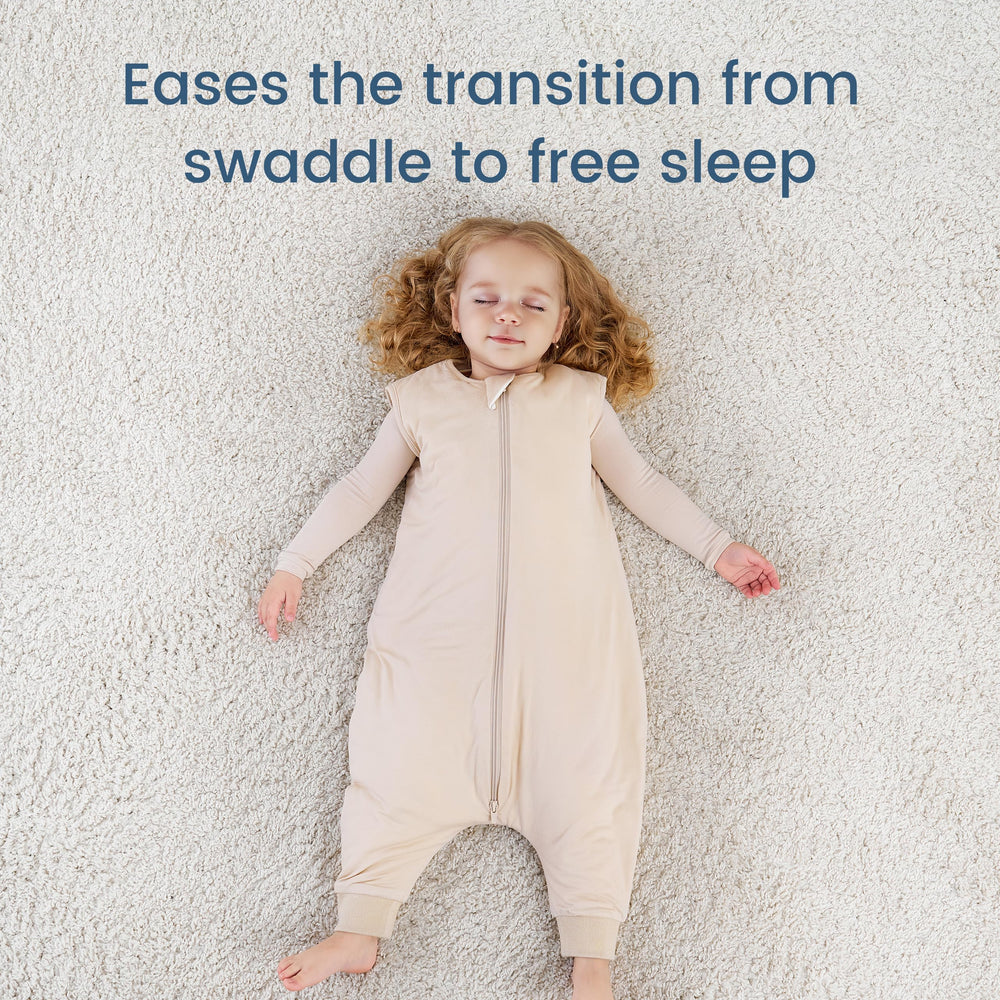 TotBASIC 1.0 TOG sleep sack, oat, ideal for mild temps