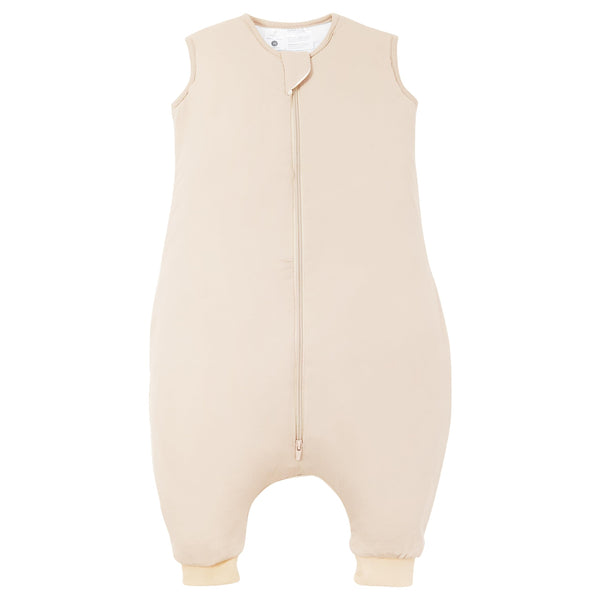 TotBASIC toddler sleep sack with feet, front view, soft breathable fabric