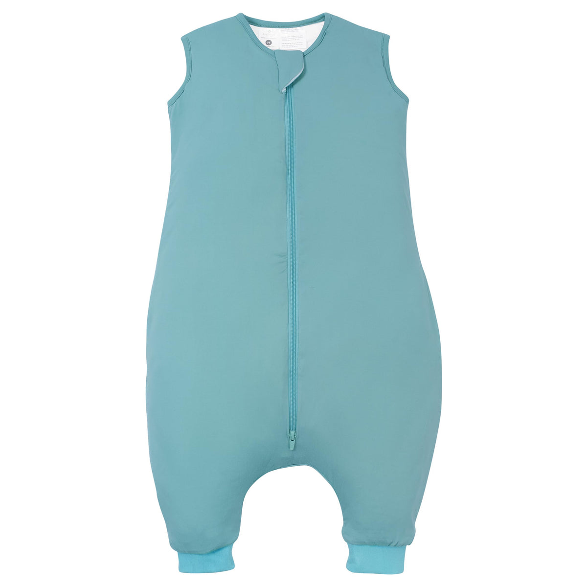 TOTBASIC toddler sleep sack with feet in slate keeps little movers warm and free to explore