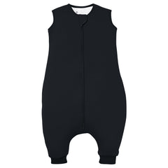 TOTBASIC toddler sleep sack with feet in midnight keeps active walkers warm.