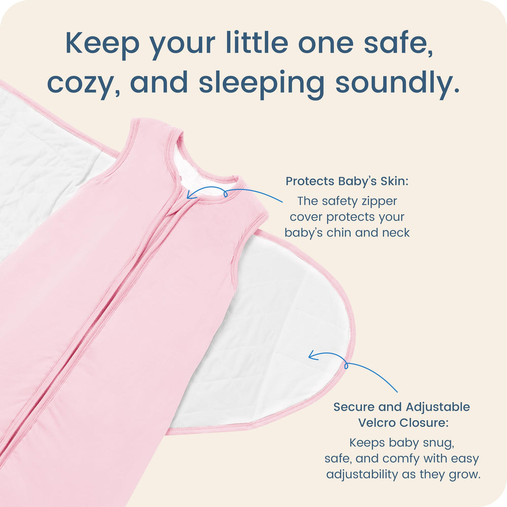 TOTBASIC womb-like comfort swaddle mimics security for peaceful naps.