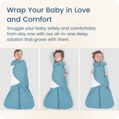 TOTBASIC womb-like design in slate offers comforting sleep and may reduce startle cues.