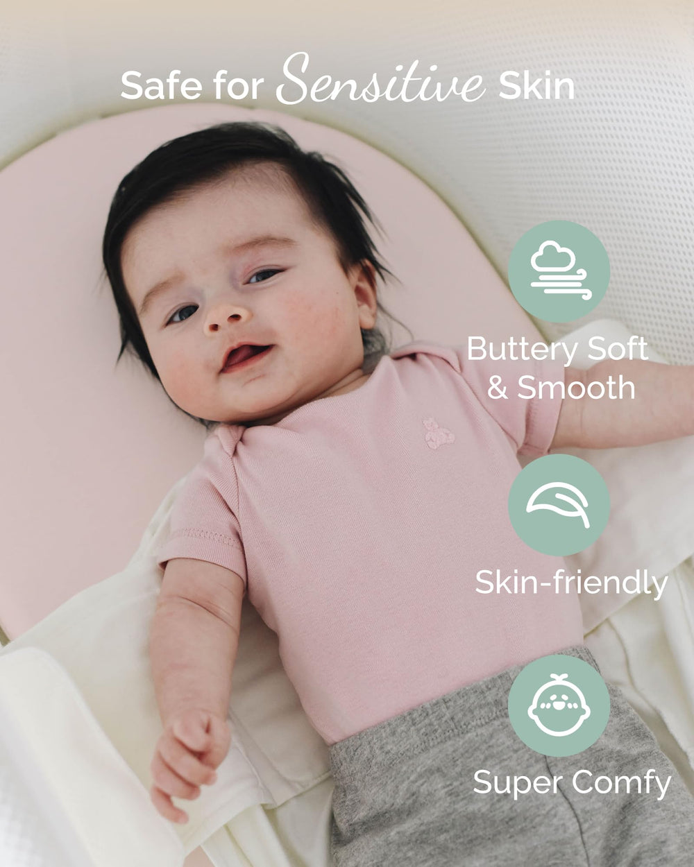 Compatible with Dream on Me Traveler and other bedside sleepers