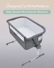 TotCare secure-fit design keeps 33x20 sheets snug on bedside sleepers