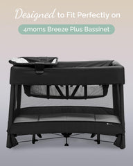 TotCare bassinet sheets in sky color offer buttery softness for newborn comfort.