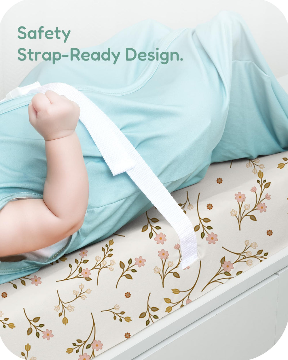 TotChill 360-degree elastic fit stays in place through every diaper change.