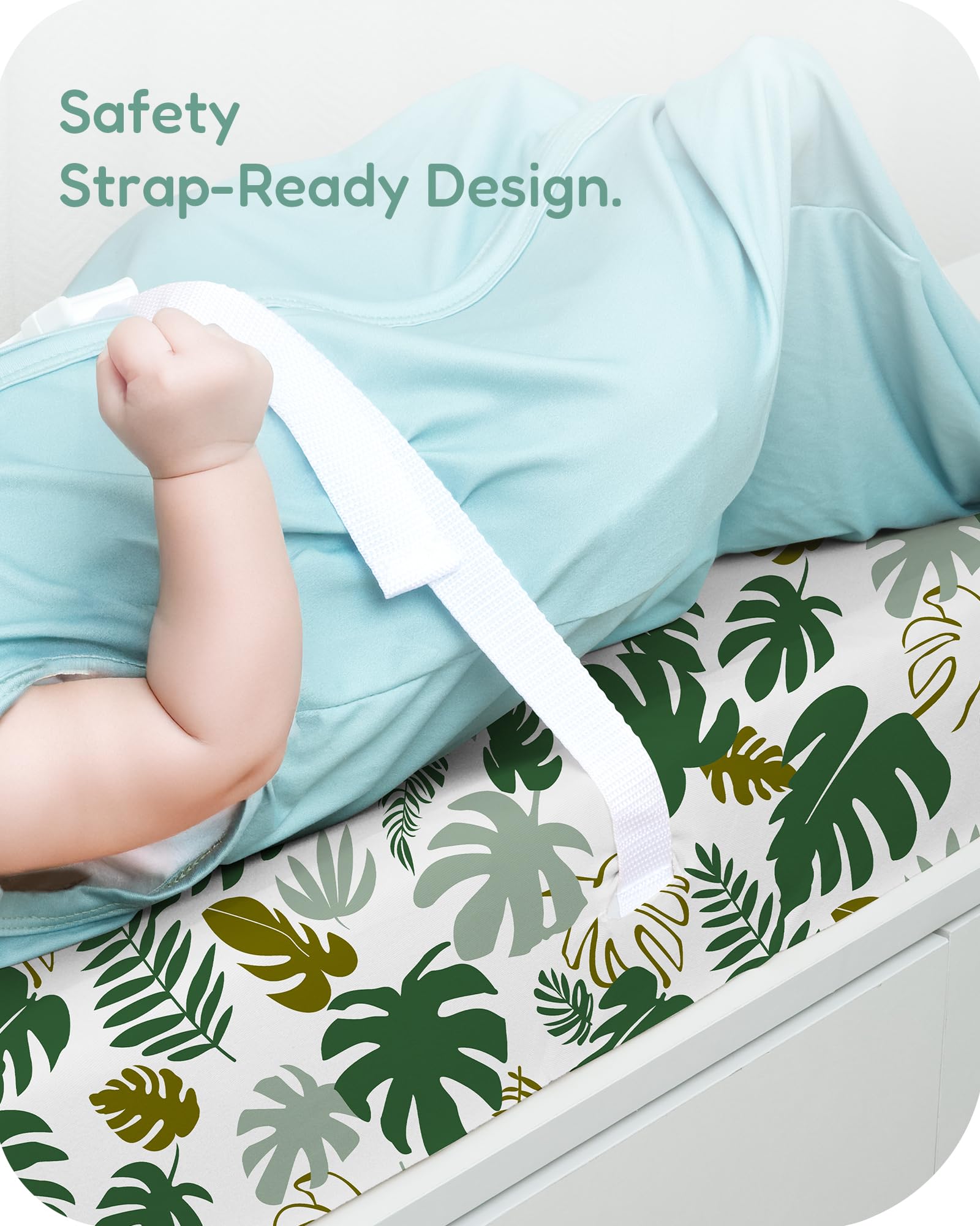 TotChill 360-degree elastic fit keeps cover in place during changes