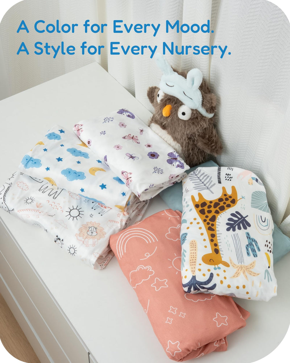 TotChill breathable polyester sheets for all-season baby comfort